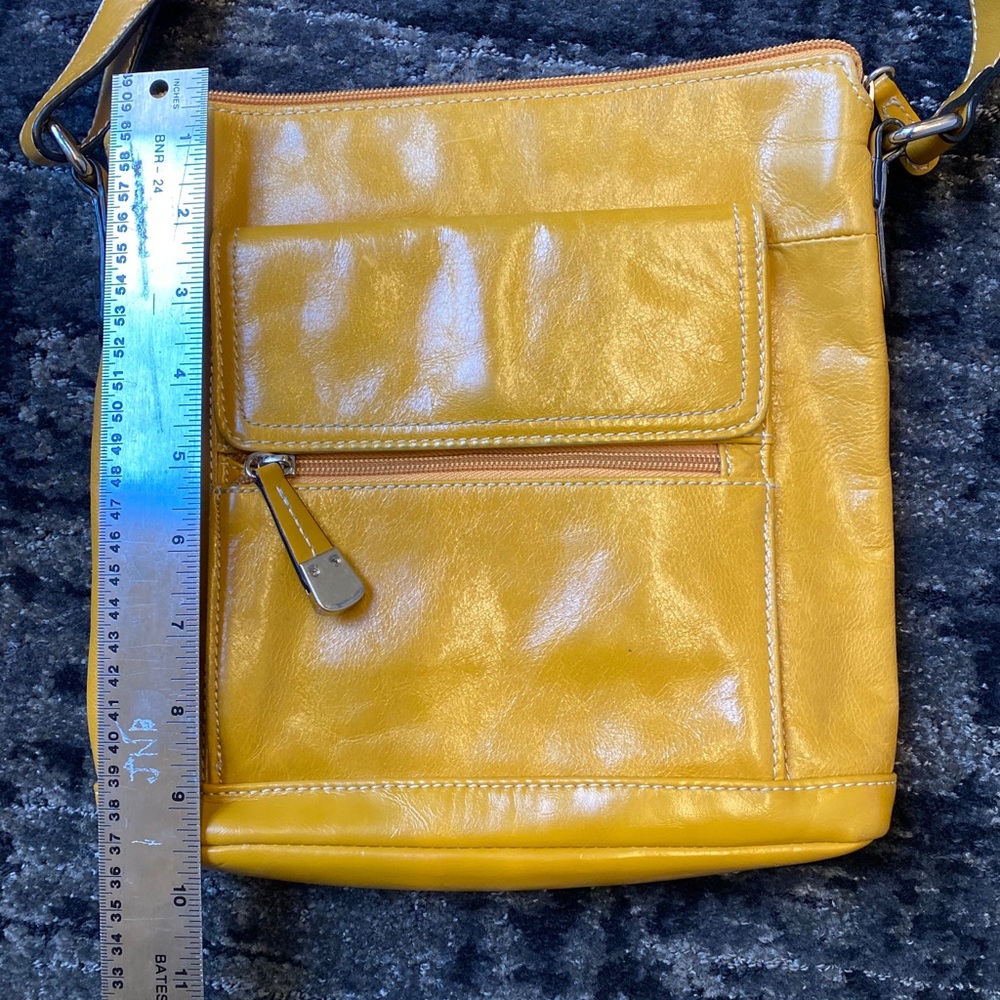 Gianni Bernini Cross Body Leather 10x9.5 travel - Picture 7 of 8